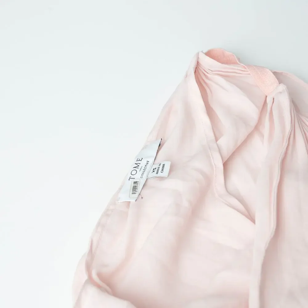 TOME x RTR Watercolor Pleated Midi Dress